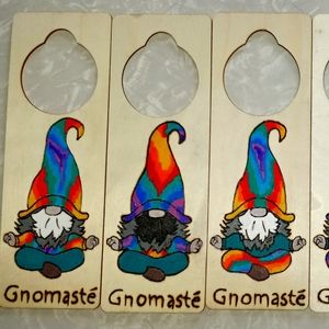 Gnomaste Peace Gnome Door Hangers